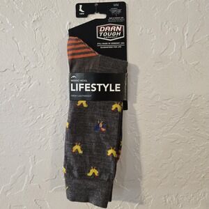 Darn Tough 6060 M Strut Crew Lightweight Lifestyle Sock Chicken Rooster